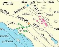 Large-scale motion detected near San Andreas Fault System