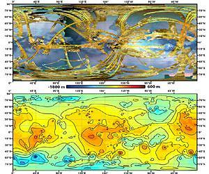Cassini Shapes First Global Topographic Map of Titan