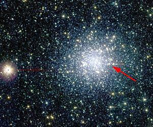 First low-mass star detected in globular cluster