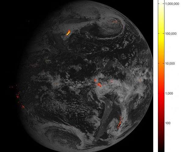 Scientists track lightning pollution in real time using NASA satellite