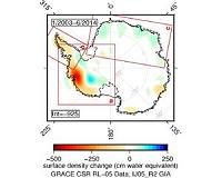 Gravity data show that Antarctic ice sheet is melting increasingly faster