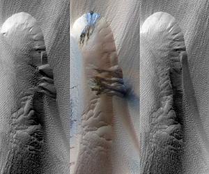 Wind may have driven avalanches on Martian dunes