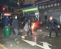 China foreign minister slams 'unacceptable' violence in Hong Kong