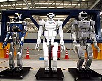 Japanese Humanoid Is Working In The Rain