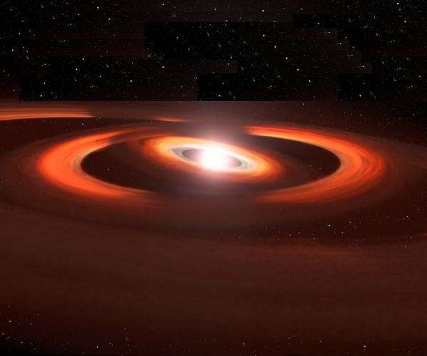 Organic macromolecules form quickly in star-forming regions