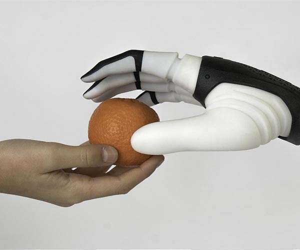 Robots sense human touch using camera and shadows