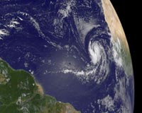 Fred nears hurricane strength in the Atlantic