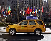 New York taxi cabs sound the horn for second strike