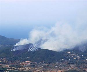 Ibiza battles biggest wildfire in its history, man detained