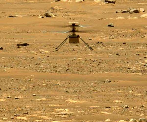 NASA's Mars helicopter Ingenuity flies for 7th time