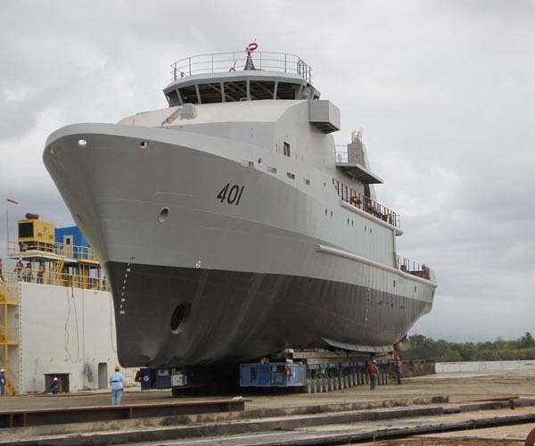 Defense Dept. readies two more large unmanned ships for Navy trials