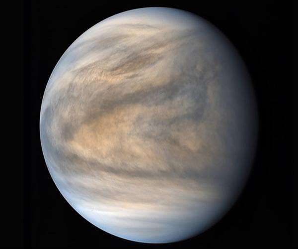 Venus atmosphere mapped over a decade using Himawari satellite data