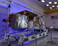 Joint Polar Satellite System's Microwave Instrument Fully Assembled
