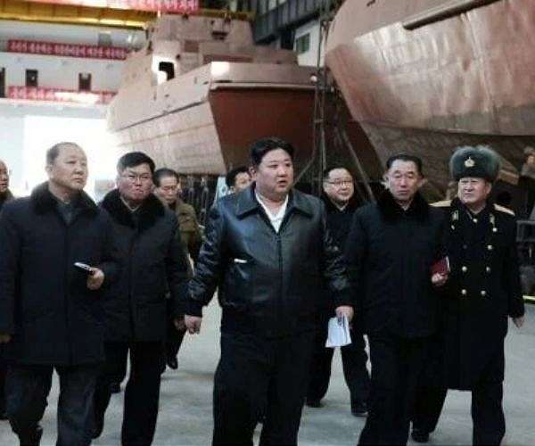 Kim Jong Un calls for boosting 'war preparations' at naval shipyard
