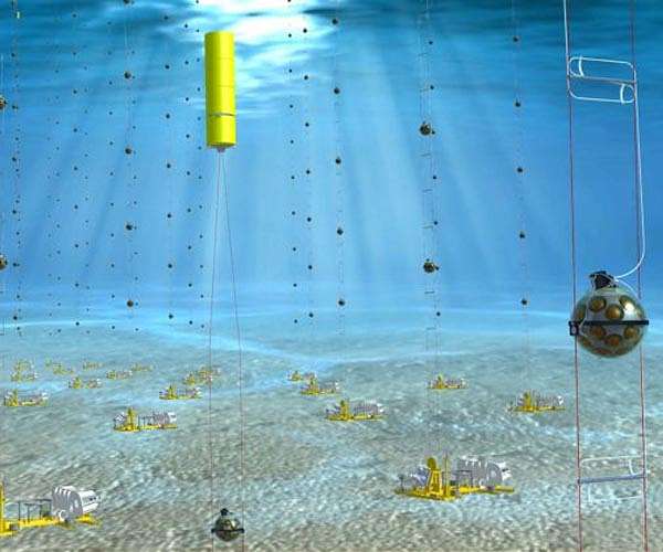 Unfinished deepsea observatory spots highest-energy neutrino ever