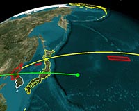 Tense minutes as NKorea rocket flew over Japan