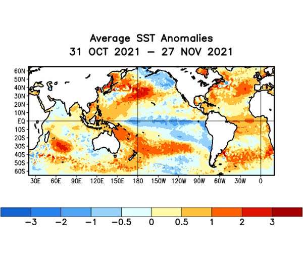 Above-average temperatures despite La Nina: UN