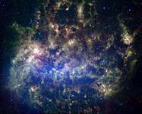 Weighing massive stars in nearby galaxy reveals excess of heavyweights