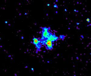 Colliding galaxy cluster unravelled