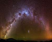 A bridge of stars connects 2 dwarf galaxies
