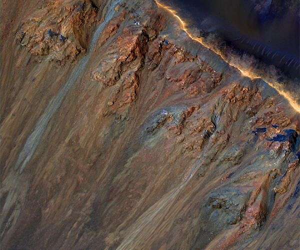Surprising insights about debris flows on Mars