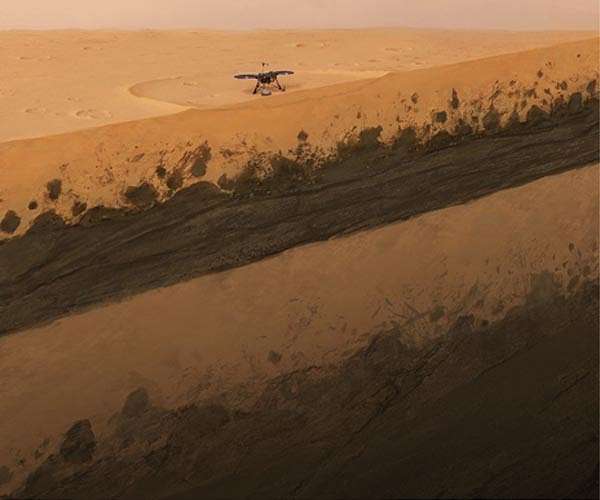 Analysis of Mars's wind-induced vibrations sheds light on the planet's subsurface properties