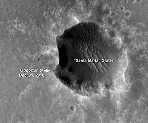 Rover Is Spending Several Weeks At Crater Rim