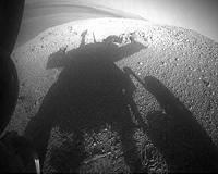Cleaner NASA Rover Sees Its Shadow in Martian Spring