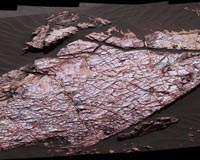 Mud downpours might have formed some of Mars's ancient highlands