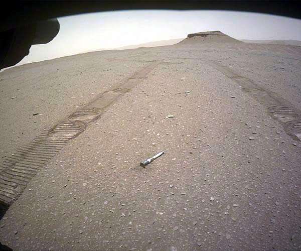 Perseverance shows off collection of Mars samples