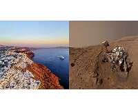 Santorini volcano, a new terrestrial analogue of Mars