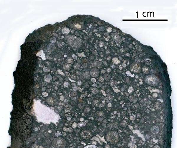 Ceramic chips inside meteorites hint at wild days of the early solar system