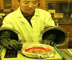 Ames Laboratory scientists develop indium-free organic light-emitting diodes