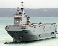 France 'still building' controversial warship