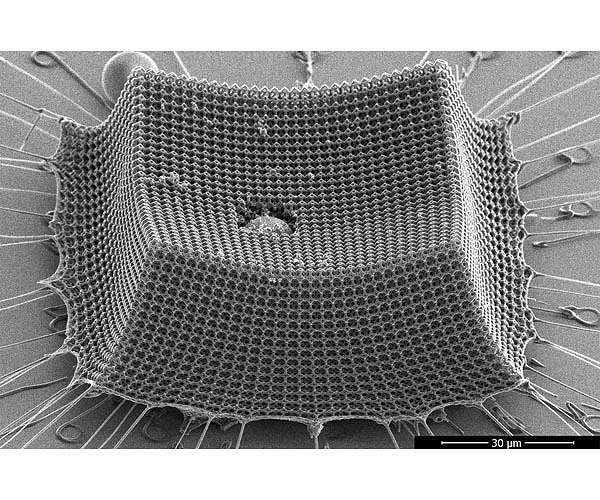 Ultralight material withstands supersonic microparticle impacts