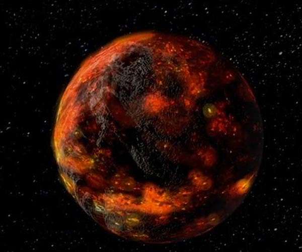 Moon's early volcanic activity reshaped by internal movements