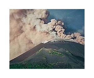 Indonesian volcano erupts