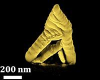 Nanostructures made of pure gold