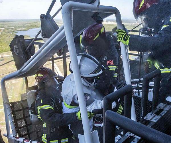 Air Force rescue crews ready in case of SpaceX, Boeing launch malfunctions