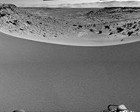 NASA Mars Rover's View of Possible Westward Route