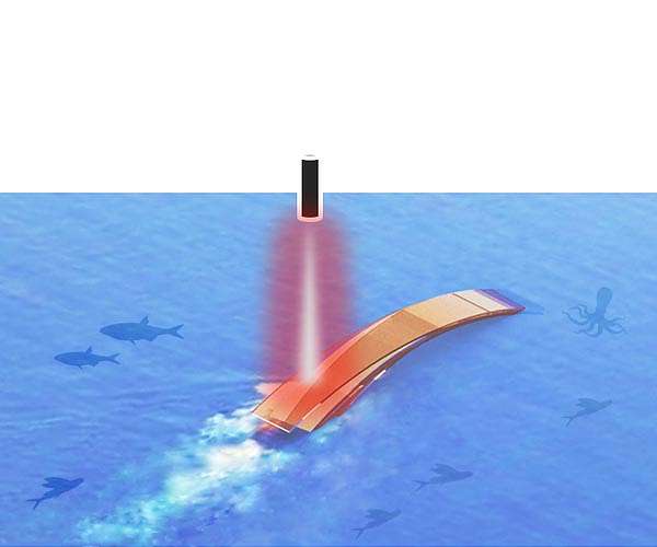 Light-powered soft robots could suck up oil spills