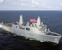 New LPD for U.S. Navy christened