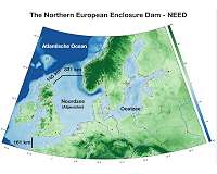 A dam right across the North Sea