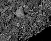 OSIRIS-REx spacecraft studies asteroid Bennu up close
