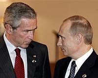 Putin, Bush fail to break missile defence tension
