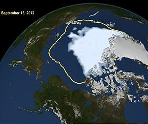 Arctic sea ice shrinks to lowest level on record: US