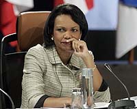 Iraqis don't need Iran to defend interests, Rice says