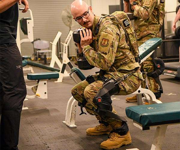 Exoskeleton to enhance safety, retention for aerial porters, others