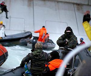 Armed Russian guards lock up activists on ship: Greenpeace
