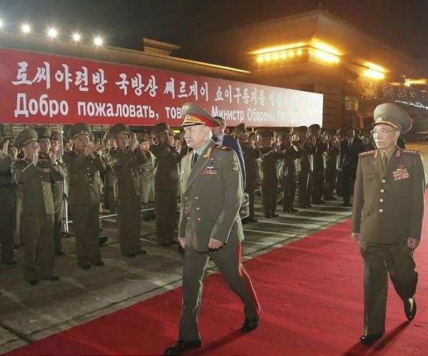 North Korea gives Russian defence ministry delegation 'warm welcome'